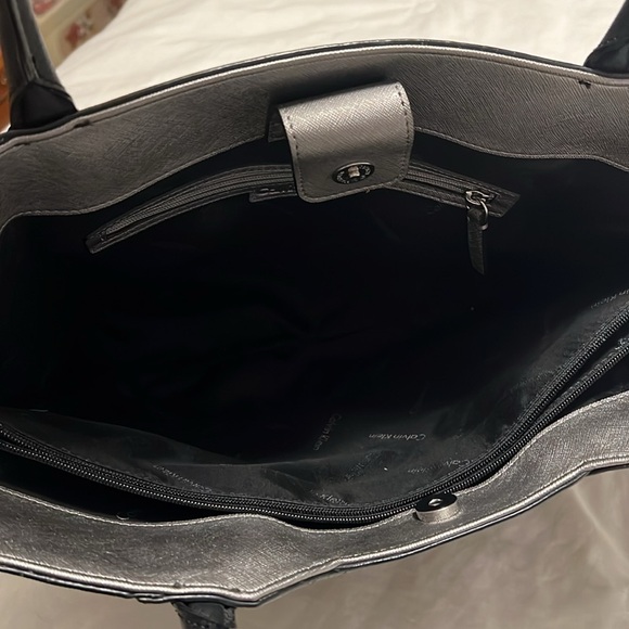 Calvin Klein black and silver Tote, excellent condition! - Picture 13 of 16